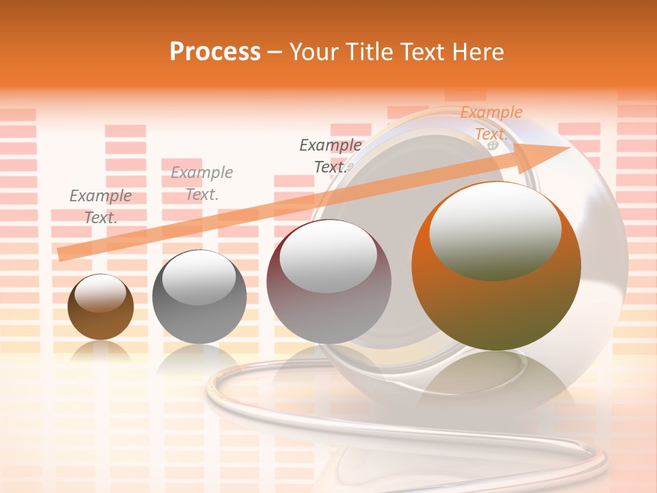 Multimedia Woofer Orange PowerPoint Template