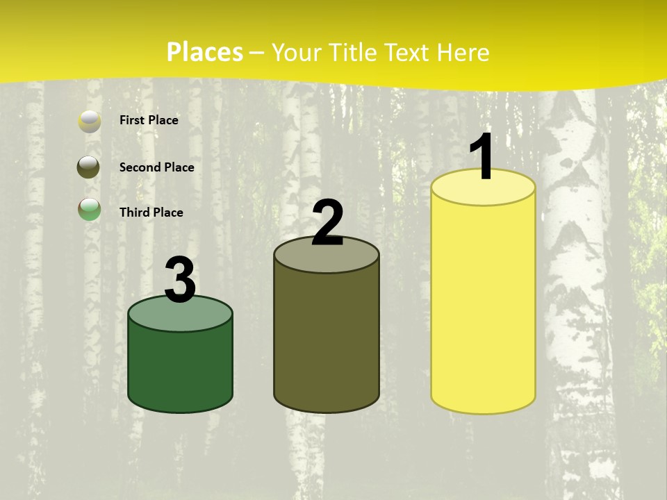 Foliage Tranquil Color PowerPoint Template