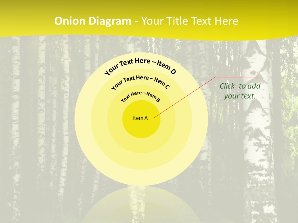 Foliage Tranquil Color PowerPoint Template