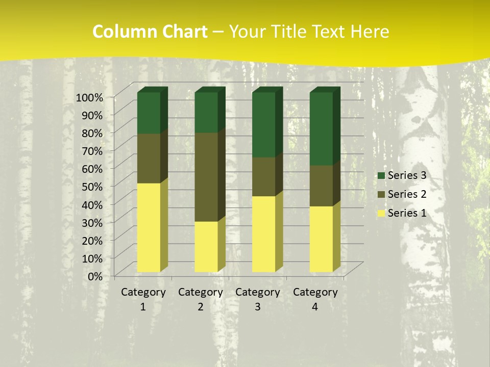 Foliage Tranquil Color PowerPoint Template