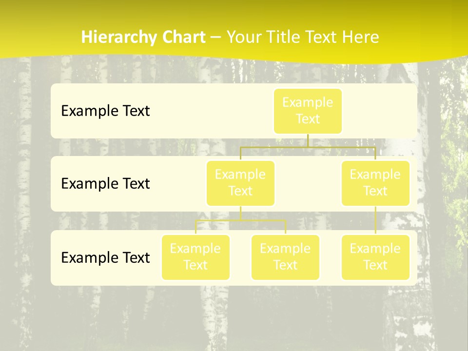Foliage Tranquil Color PowerPoint Template