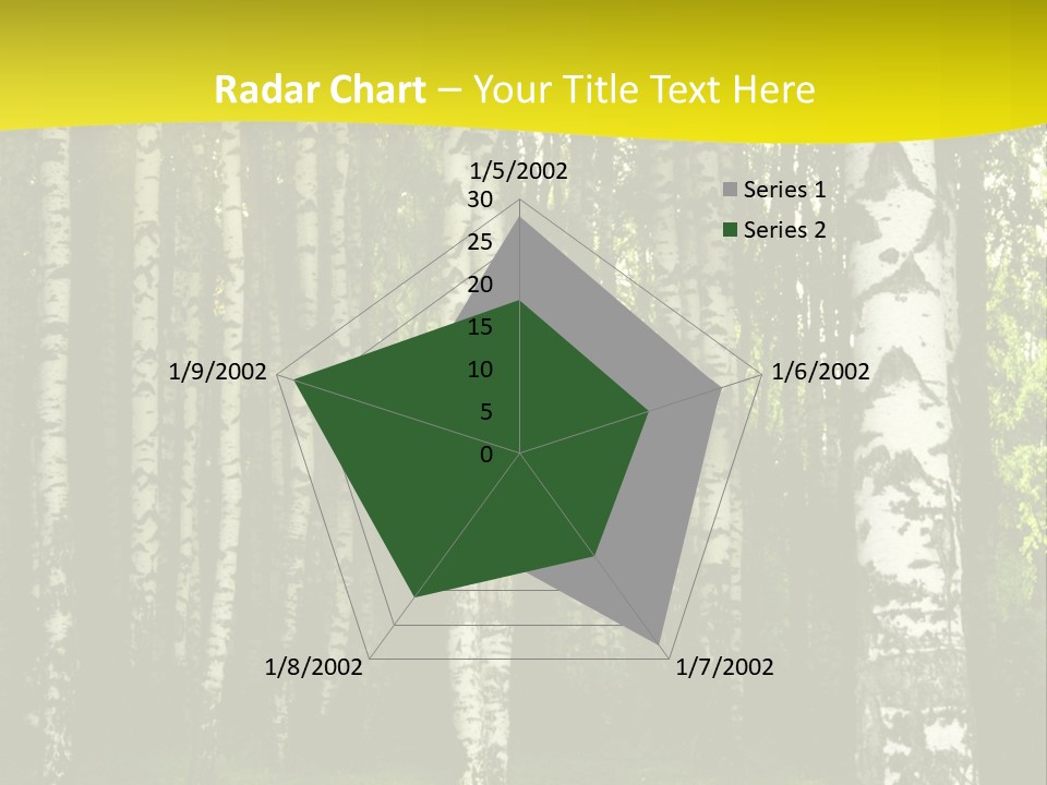 Foliage Tranquil Color PowerPoint Template