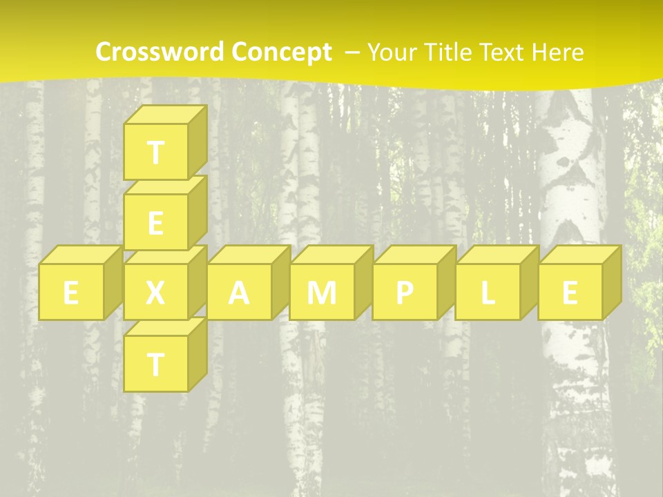 Foliage Tranquil Color PowerPoint Template