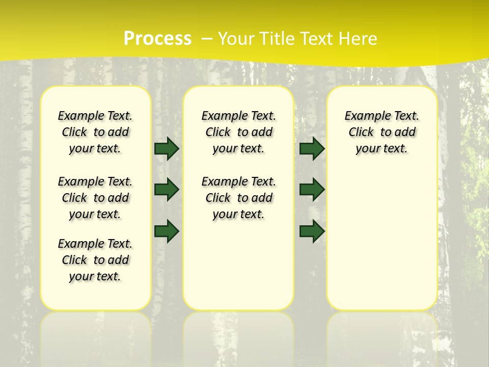 Foliage Tranquil Color PowerPoint Template
