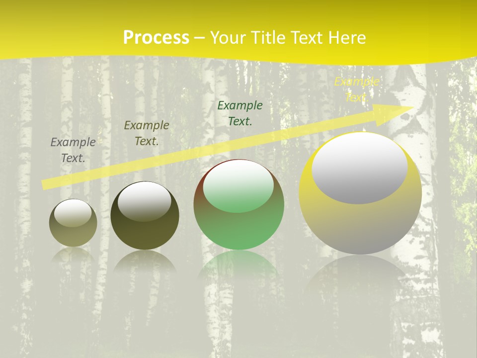 Foliage Tranquil Color PowerPoint Template