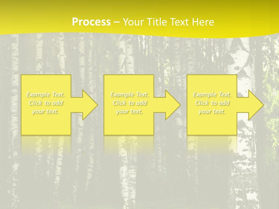 Foliage Tranquil Color PowerPoint Template