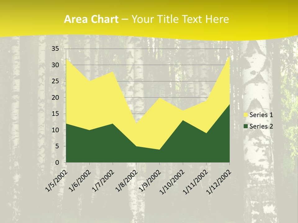 Foliage Tranquil Color PowerPoint Template