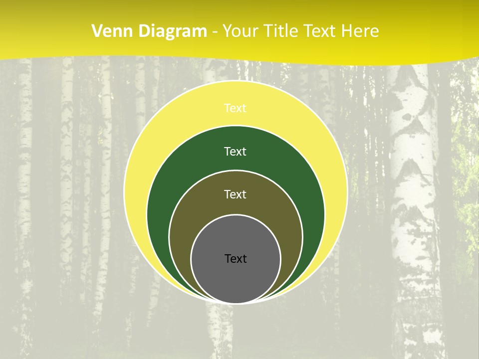 Foliage Tranquil Color PowerPoint Template