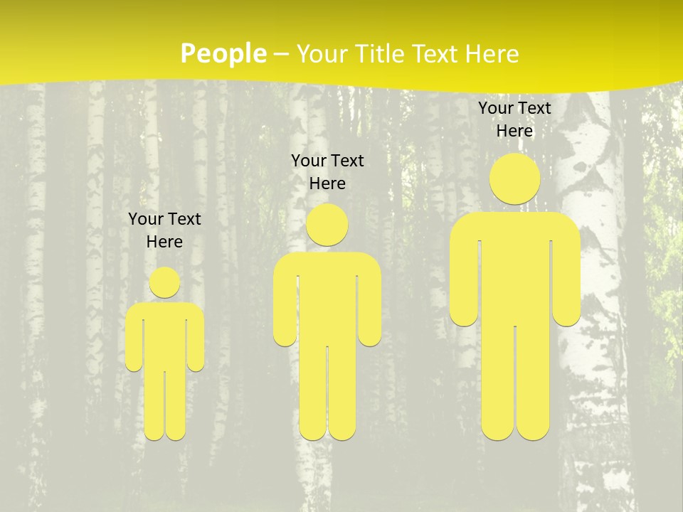 Foliage Tranquil Color PowerPoint Template