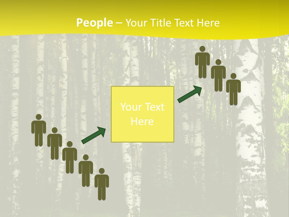 Foliage Tranquil Color PowerPoint Template