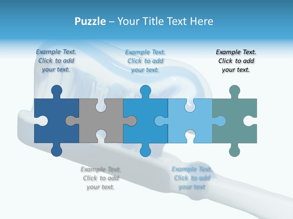 Healthily Toothpaste Brush PowerPoint Template