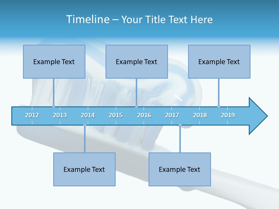 Healthily Toothpaste Brush PowerPoint Template