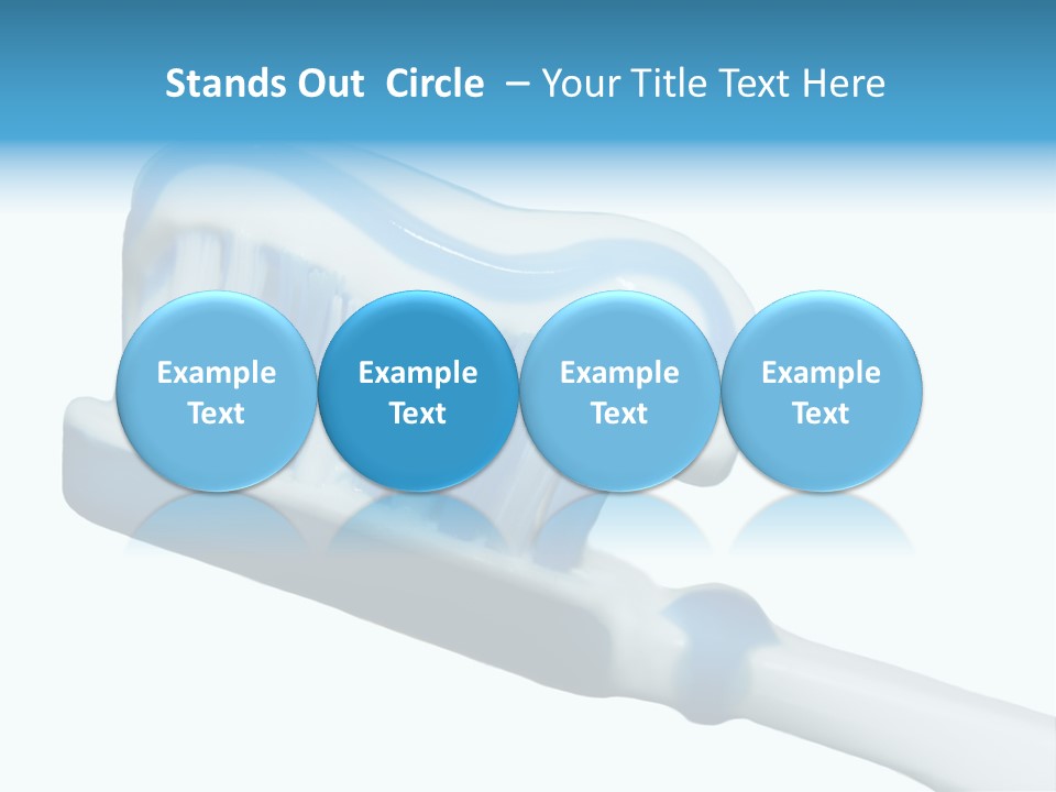 Healthily Toothpaste Brush PowerPoint Template