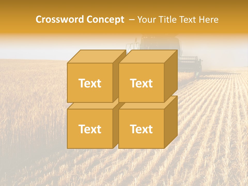 Landscape Crop Stem PowerPoint Template