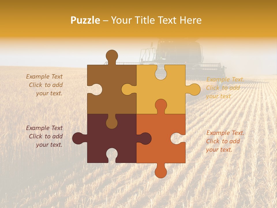 Landscape Crop Stem PowerPoint Template