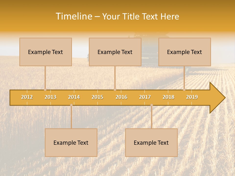 Landscape Crop Stem PowerPoint Template
