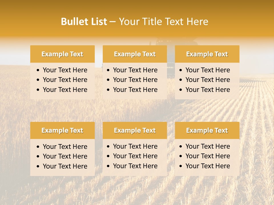 Landscape Crop Stem PowerPoint Template