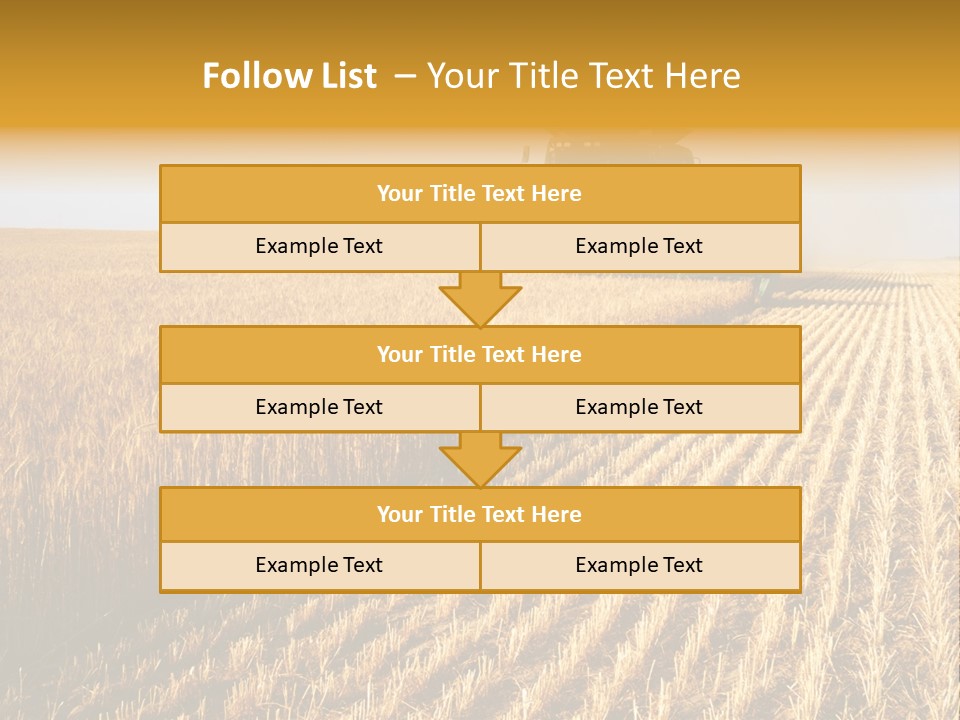 Landscape Crop Stem PowerPoint Template