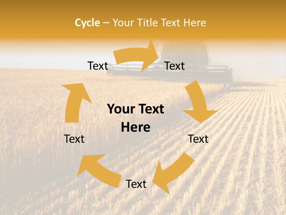 Landscape Crop Stem PowerPoint Template