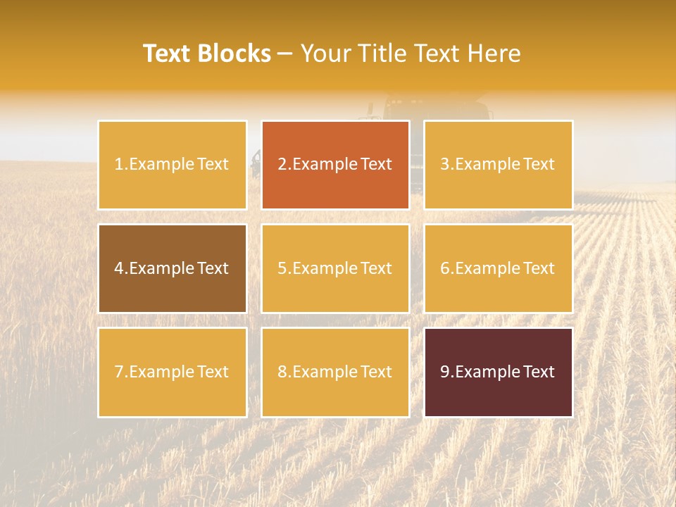 Landscape Crop Stem PowerPoint Template