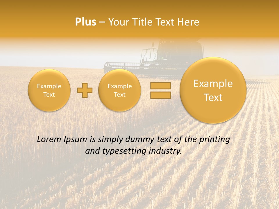 Landscape Crop Stem PowerPoint Template