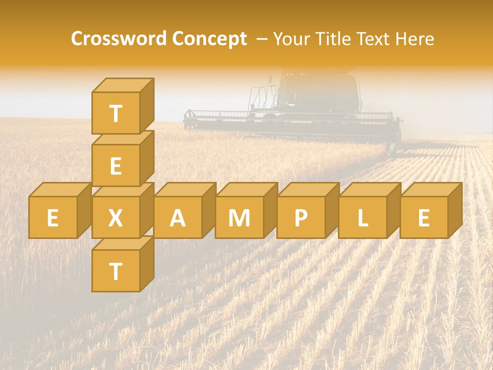 Landscape Crop Stem PowerPoint Template