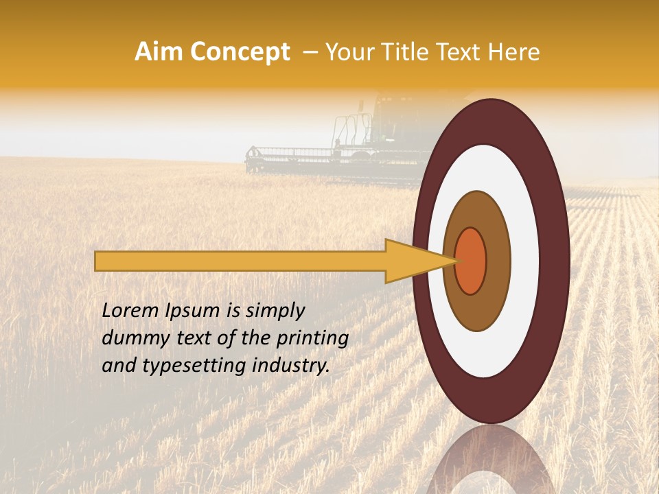Landscape Crop Stem PowerPoint Template