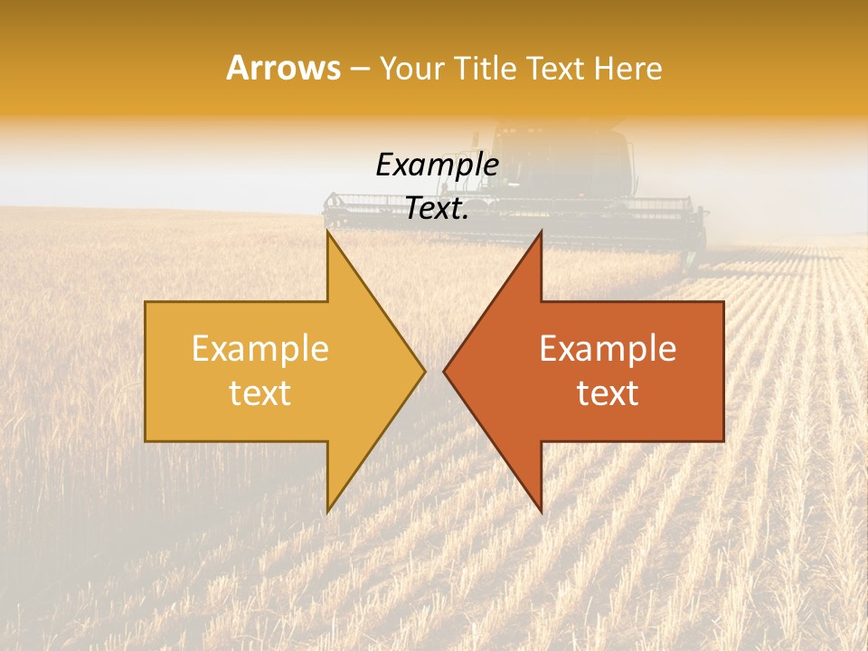 Landscape Crop Stem PowerPoint Template