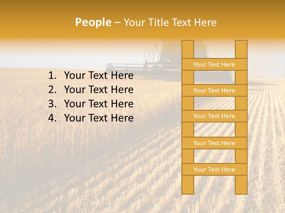 Landscape Crop Stem PowerPoint Template