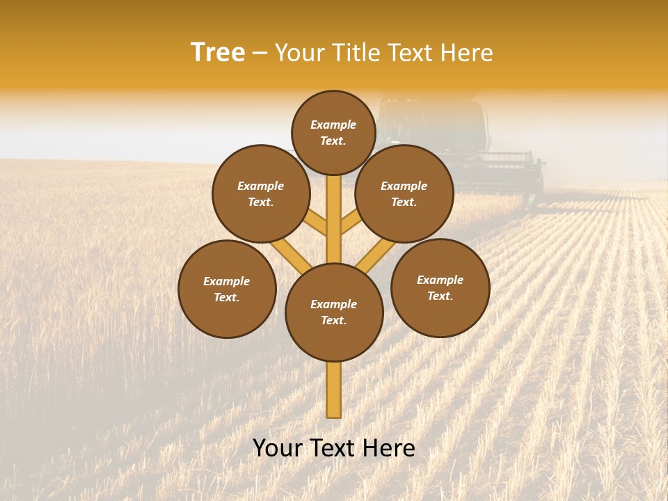 Landscape Crop Stem PowerPoint Template