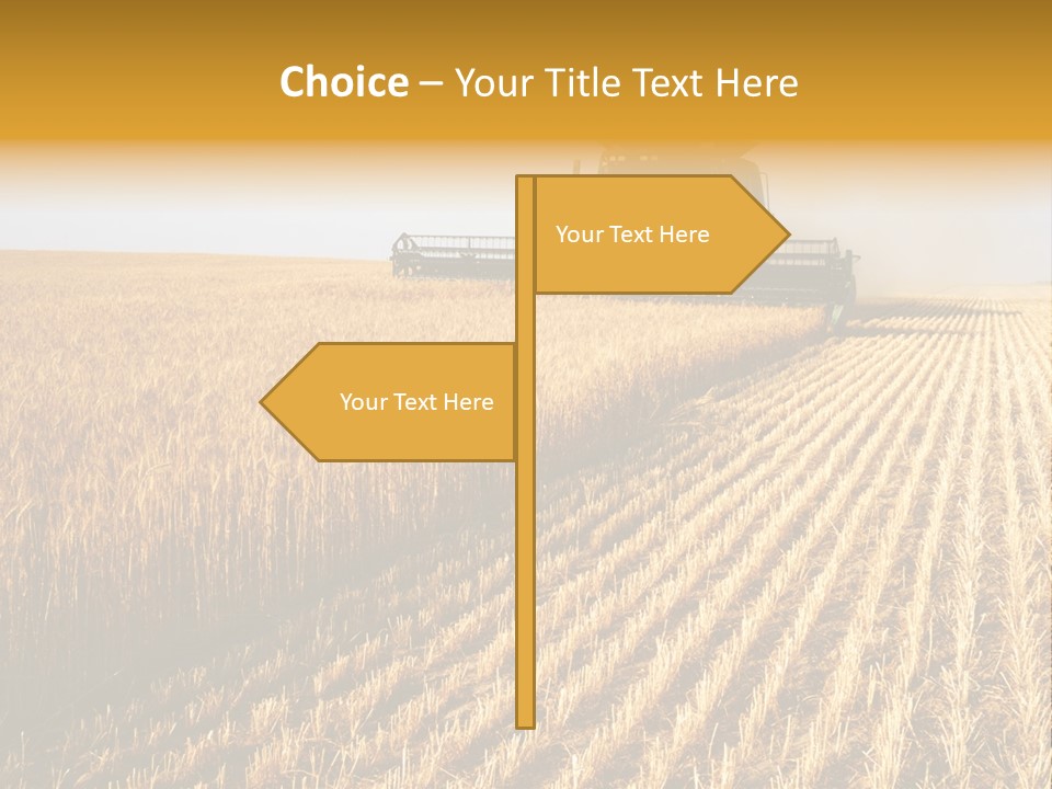 Landscape Crop Stem PowerPoint Template