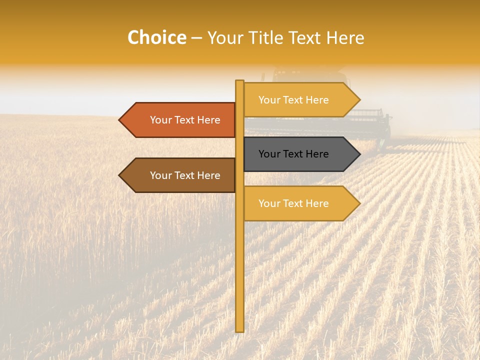 Landscape Crop Stem PowerPoint Template
