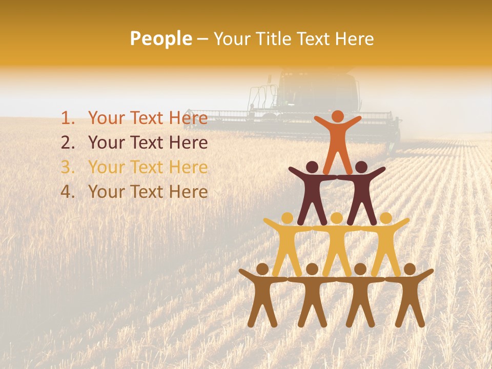 Landscape Crop Stem PowerPoint Template