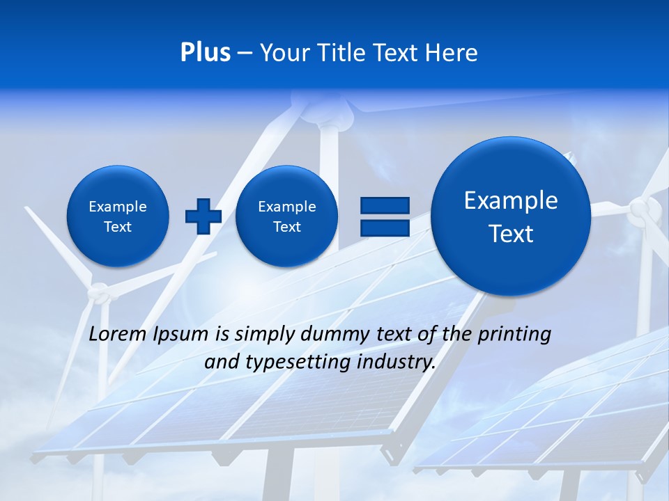 Heater Wind Light PowerPoint Template