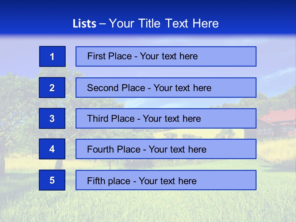 Landscape Land Nature PowerPoint Template