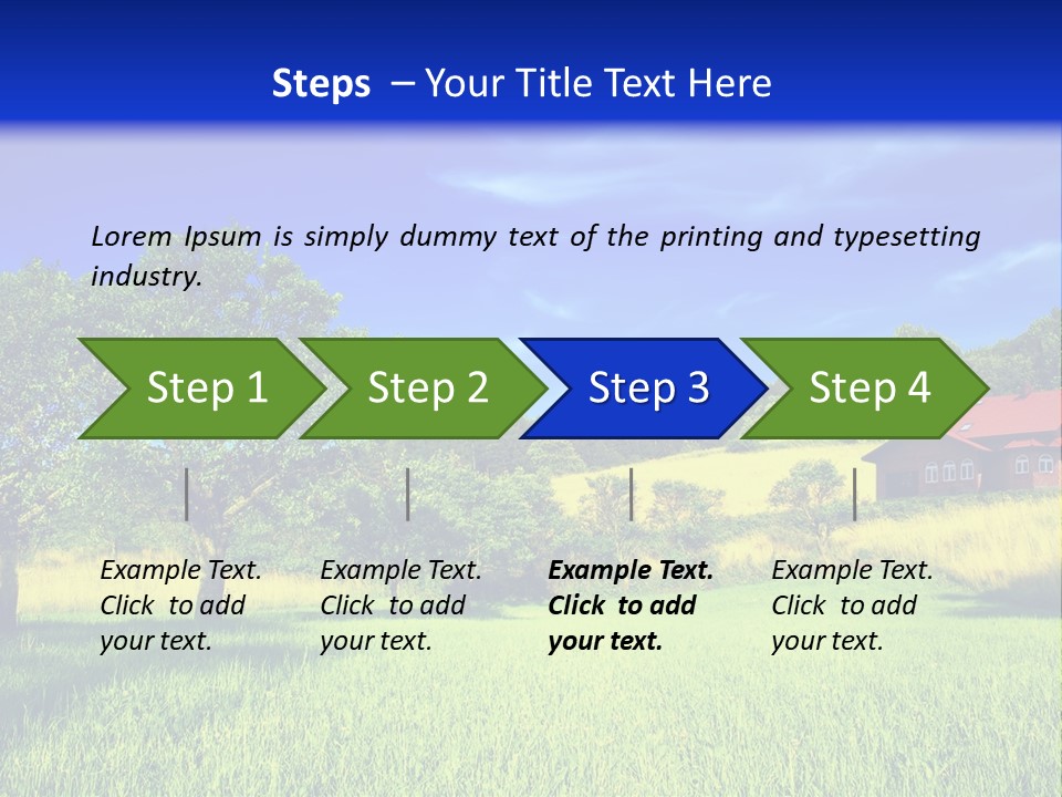 Landscape Land Nature PowerPoint Template