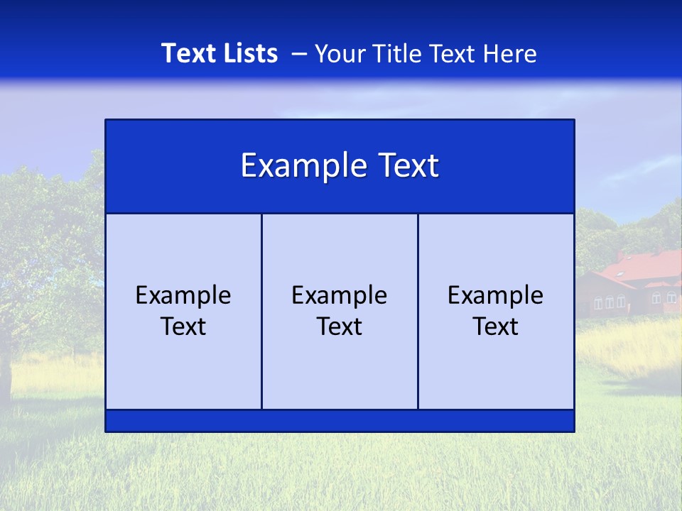 Landscape Land Nature PowerPoint Template