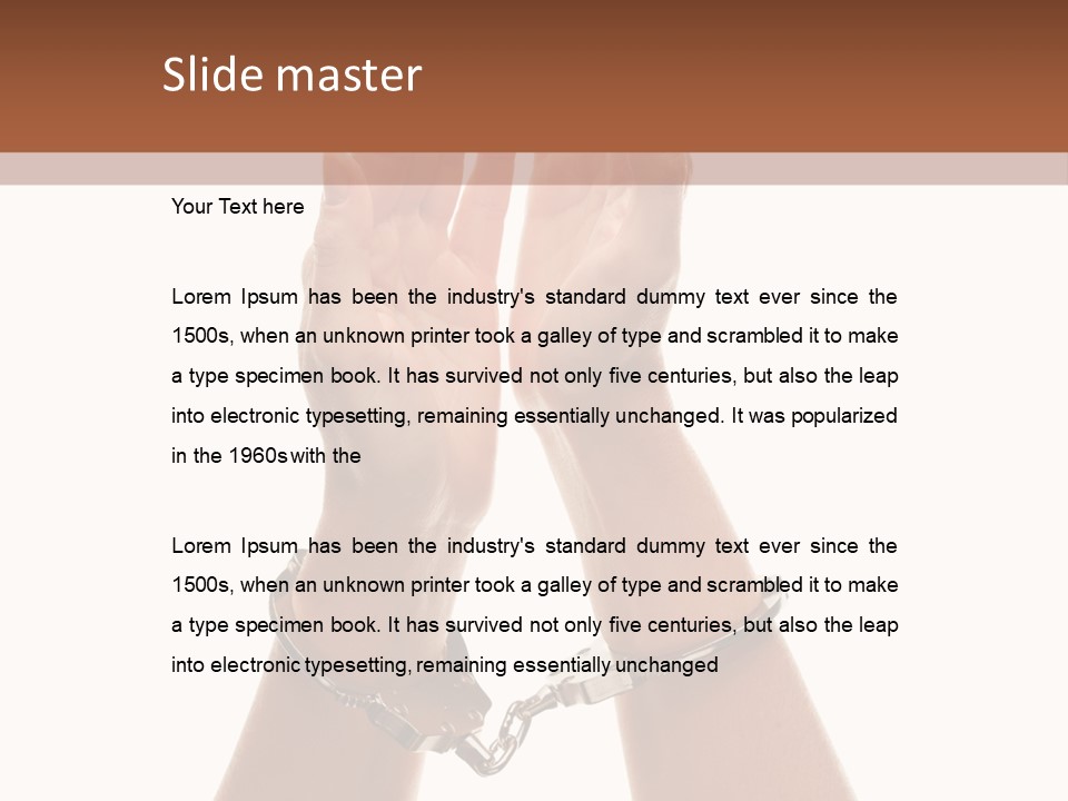 Lawbreaker Legal Jail PowerPoint Template