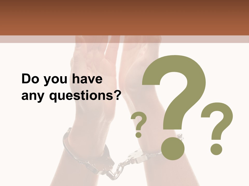 Lawbreaker Legal Jail PowerPoint Template