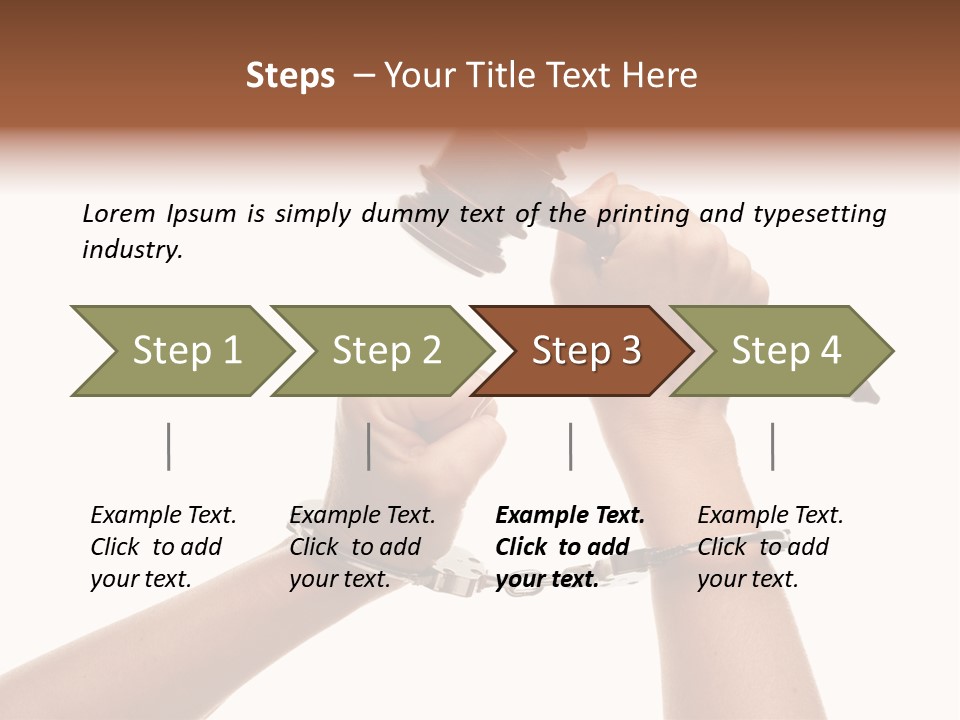 Legal Rights Wood PowerPoint Template