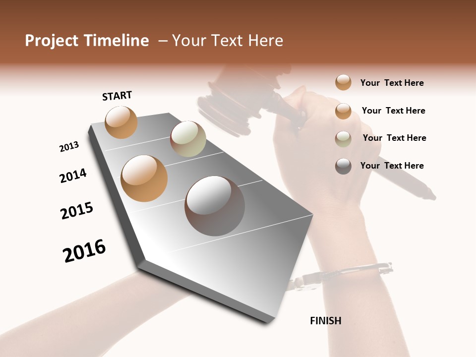 Legal Rights Wood PowerPoint Template