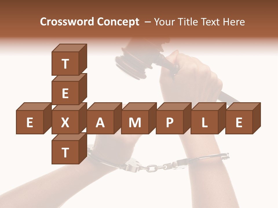 Legal Rights Wood PowerPoint Template