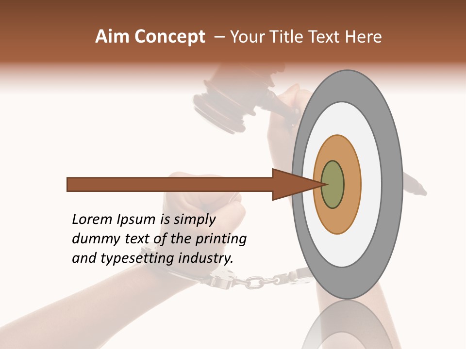 Legal Rights Wood PowerPoint Template