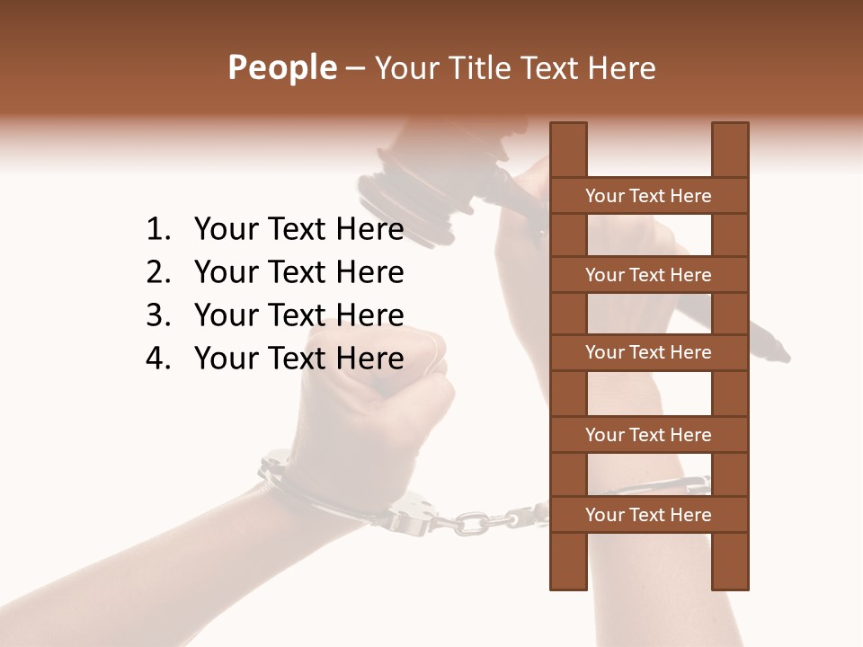 Legal Rights Wood PowerPoint Template