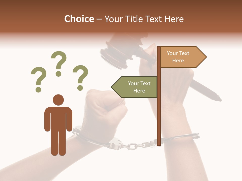 Legal Rights Wood PowerPoint Template