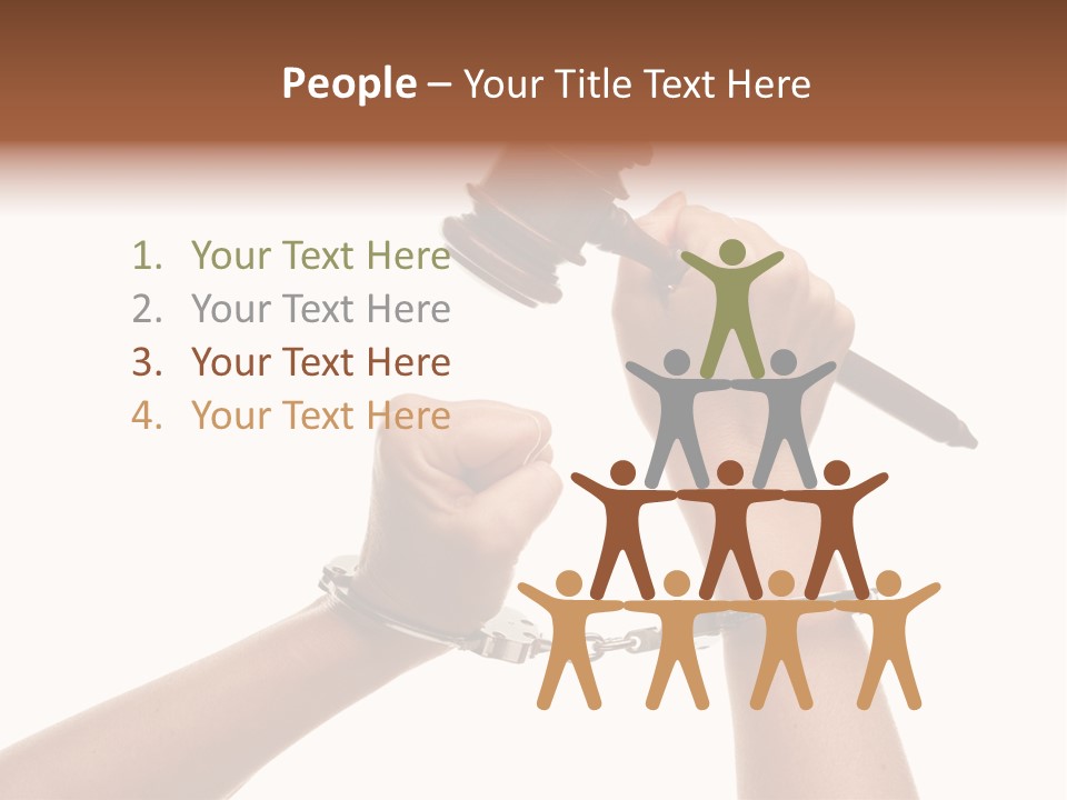 Legal Rights Wood PowerPoint Template