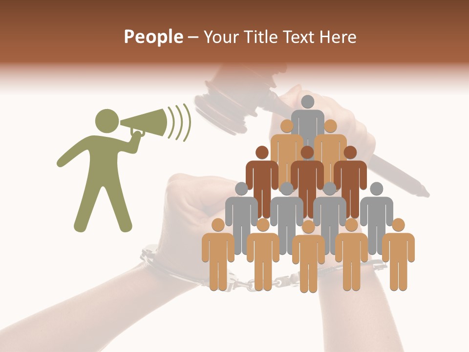 Legal Rights Wood PowerPoint Template