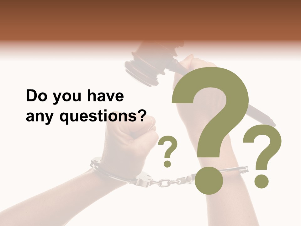 Legal Rights Wood PowerPoint Template