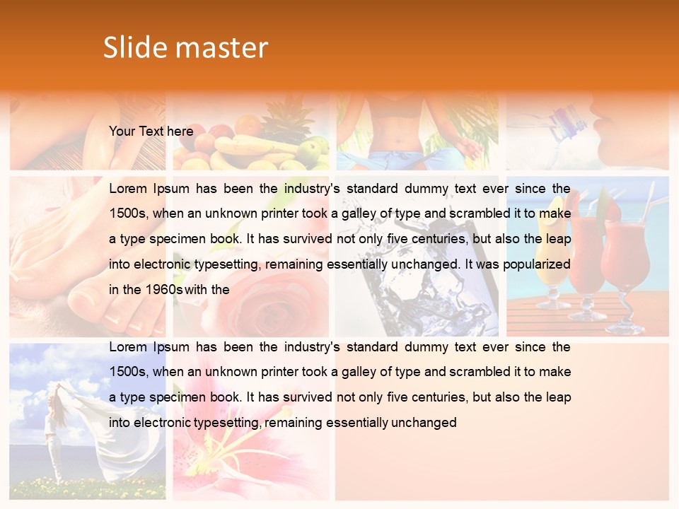 Collage Beautiful Healer PowerPoint Template