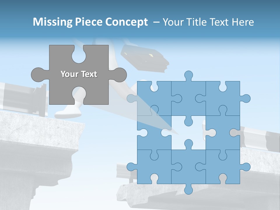 Worry Dart Bridge PowerPoint Template